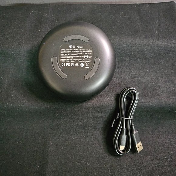 EMEET USB Speakerphone, M1A Zoom Certified AI Mics 360°Voice Pickup USB NOB - Picture 4 of 11